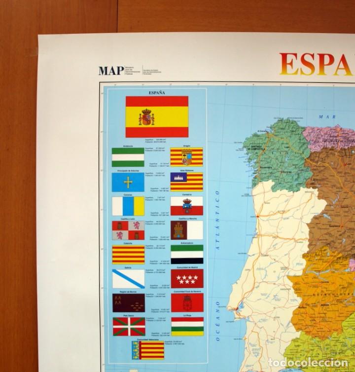 Carteles: Mapa de Espa&ntilde;a - Las autonomias - Tama&ntilde;o 100x70 - Foto 2