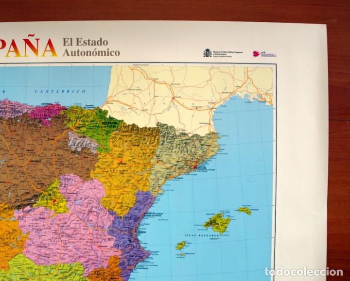 Carteles: Mapa de Espa&ntilde;a - Las autonomias - Tama&ntilde;o 100x70 - Foto 3