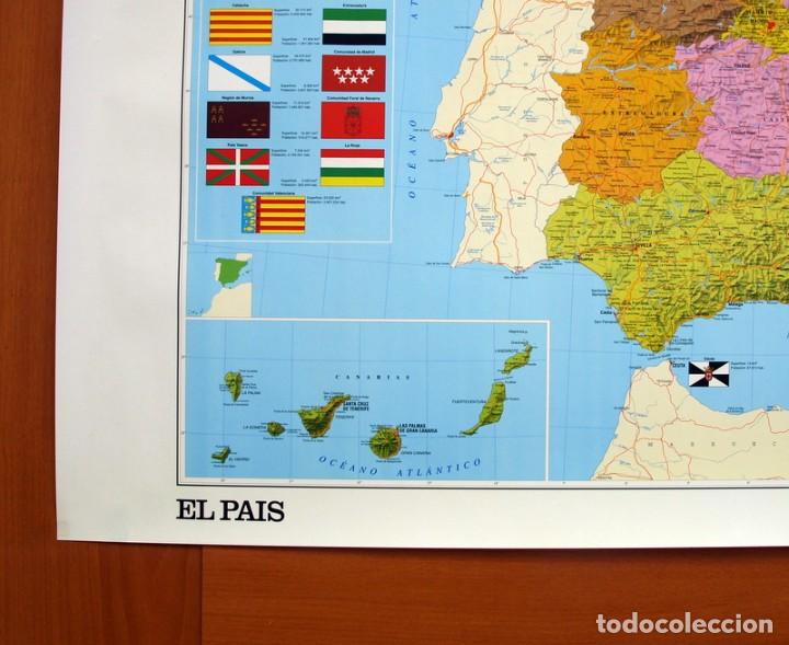 Carteles: Mapa de Espa&ntilde;a - Las autonomias - Tama&ntilde;o 100x70 - Foto 4