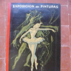 Carteles: CARTEL EXPOSICIÓN DE PINTURA DE P. CLAPERA . 1957