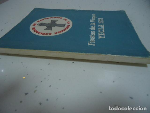 Carteles: LIBRO DEL PROGRAMA DE FIESTAS DE LA VIRGEN - YECLA - MURCIA 1978- - Foto 3