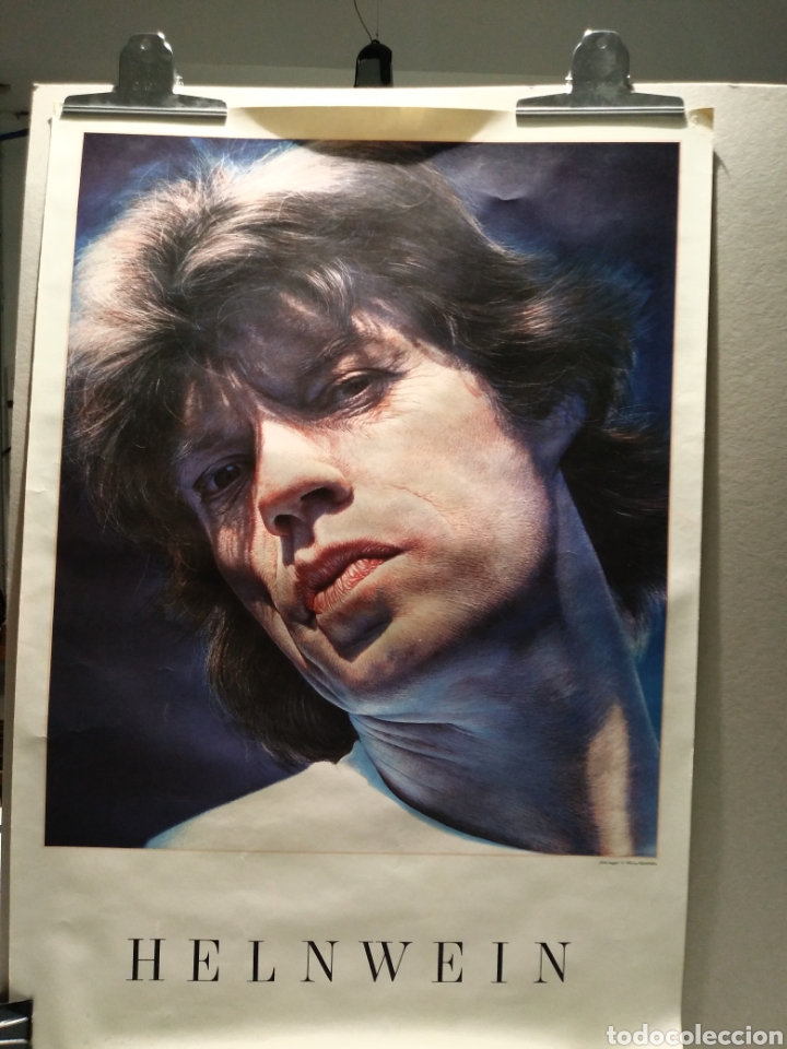 Carteles: MICK JAGGER. 1982. BY HELNWEIN. ROLLING STONE. - Foto 1