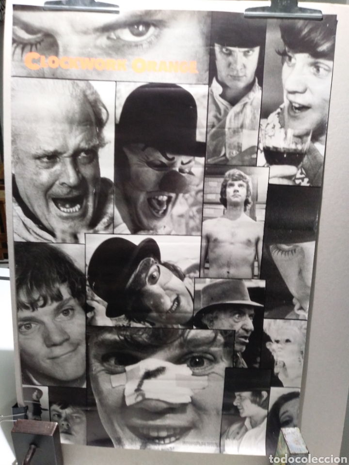 Carteles: CLOCKWORK ORANGE. CARTEL INGLES A&Ntilde;OS 80. - Foto 1