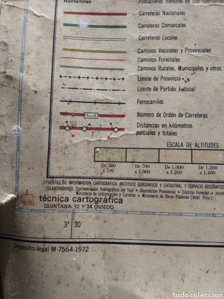 Carteles: GUADALAJARA PROVINCIA. MAPA 1972. - Foto 4