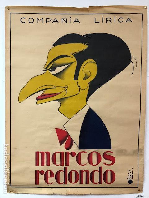 Carteles: CARTEL POSTER MARCOS REDONDO - Foto 1