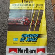 Carteles: HISTORICO CARTEL PRIMER PREMIO INTERNACIONAL DE JEREZ-CAMPEONATO DE ESPAÑA-1986