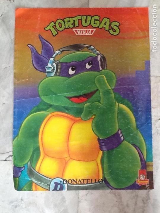 Carteles: POSTER TORTUGAS NINJA. 1990. MATUTANO - Foto 1