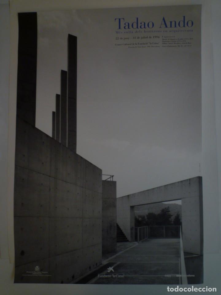 Carteles: TADAO ANDO. CENTRE CULTURAL DE LA FUNDACI&Oacute; LA CAIXA. BARCELONA. 1994 - Foto 1