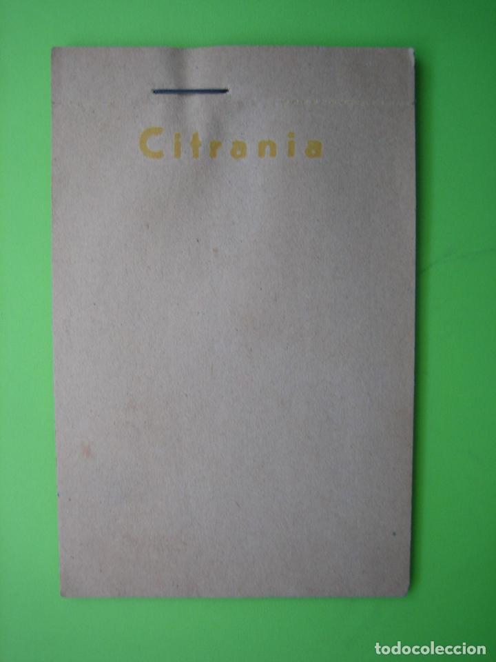 Carteles: Libreta de notas publicitaria refrescos Citrania - Foto 1