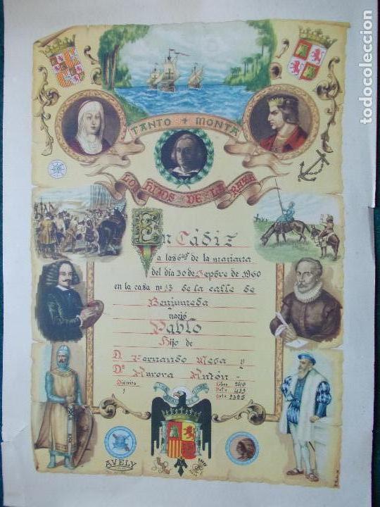 Carteles: Diploma Nacimiento - Foto 1