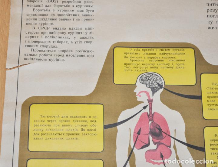 Carteles: Cartel sovietico sobre peligro de fumar .URSS - Foto 4