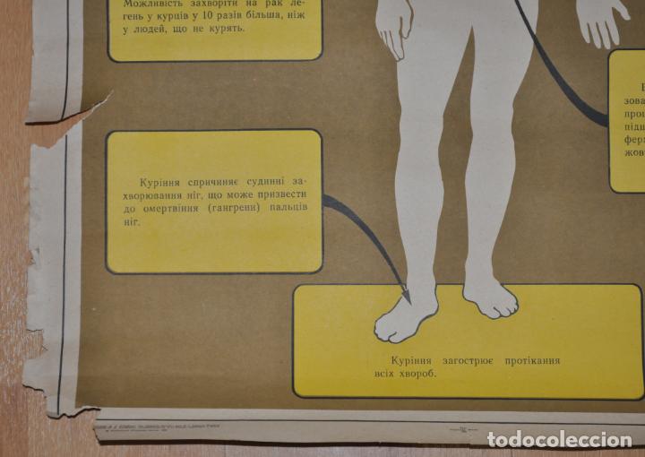 Carteles: Cartel sovietico sobre peligro de fumar .URSS - Foto 5