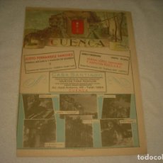 Carteles: PUBLICIDAD PROVINCIAL DE CUENCA . 28 X 23 CM. CON MAPA .MATEU- CROMO