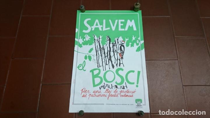 Carteles: CARTEL SALVEM EL BOSC!, VALENCIA. - Foto 1
