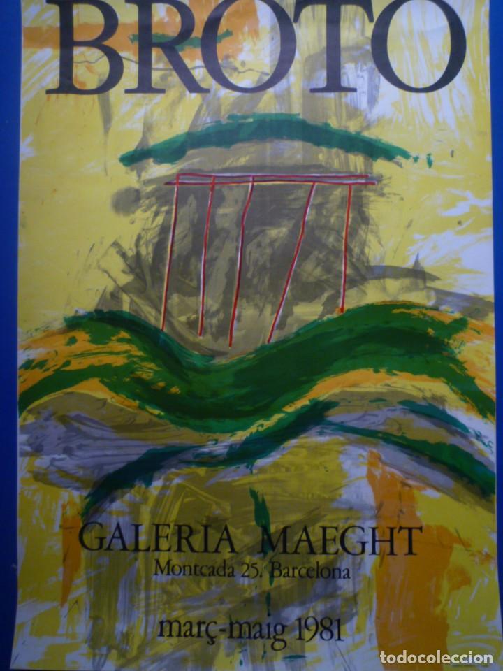 Carteles: BROTO. GALERIA MAEGHT. 1981 - Foto 1