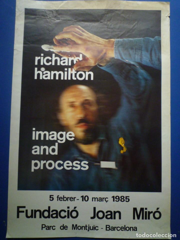 Carteles: RICHARD HAMILTON. IMAGE AND PROCESS. FUNDACI&Oacute; JOAN MIR&Oacute;. 1985 - Foto 1