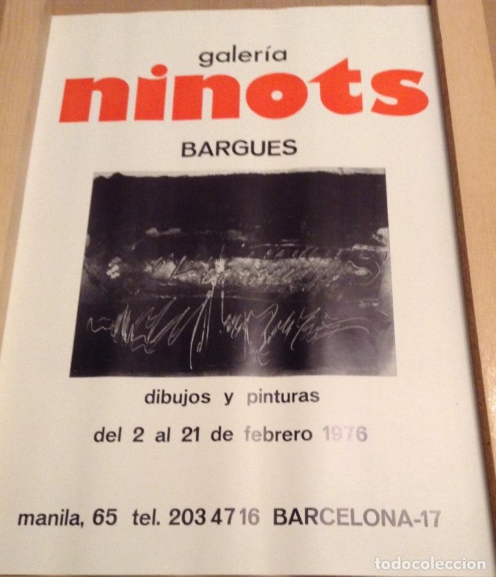 Carteles: BARGUES - GALERIA NINOTS 1976 47 x 34 CMS. - Foto 1