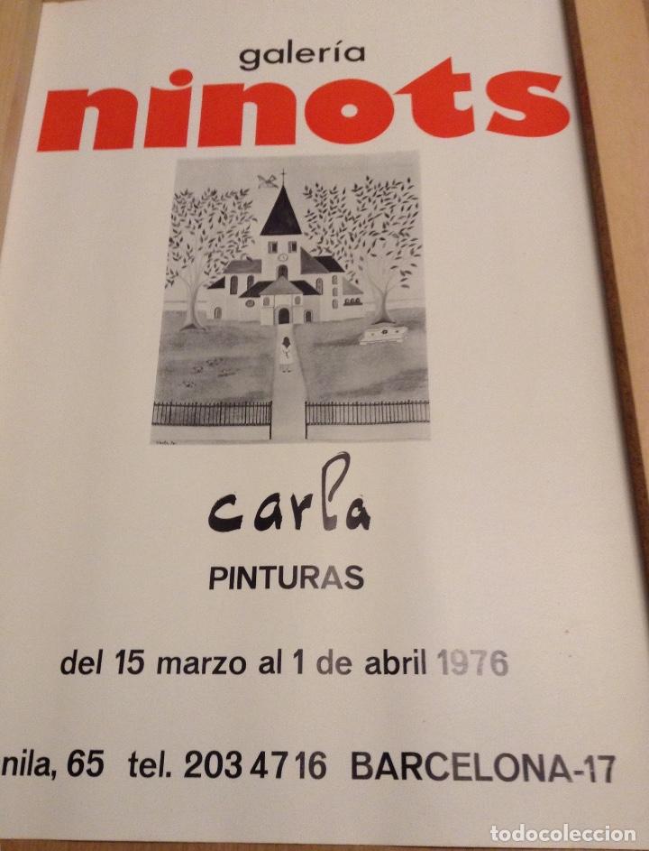 Carteles: Carla - GALERIA NINOTS 1976 47 x 34 CMS. - Foto 1