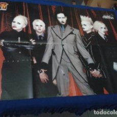 Carteles: POSTER CARTEL DOBLE CARA ( MARILYN MANSON ) MAGAZINE MUSIC TELEVISION . Lote 152694030