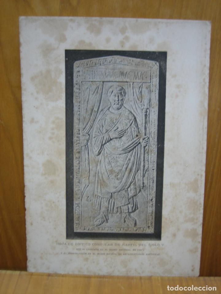 Carteles: Hoja de libro cartel de arqueologia - Foto 1