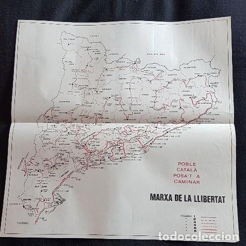 Carteles: MARXA DE LA LLIBERTAT. Mapa - Foto 1