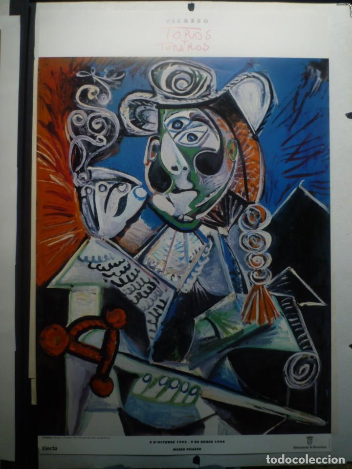 Carteles: PICASSO. TOROS Y TOREROS. MUSEO PICASSO. 1994 - Foto 1