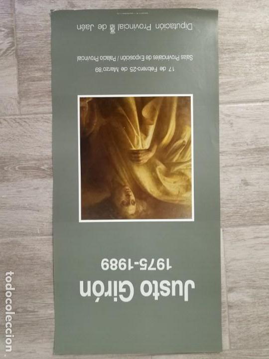 Carteles: 1989. Justo Giron. Exposici&oacute;n. JAEN - Foto 1