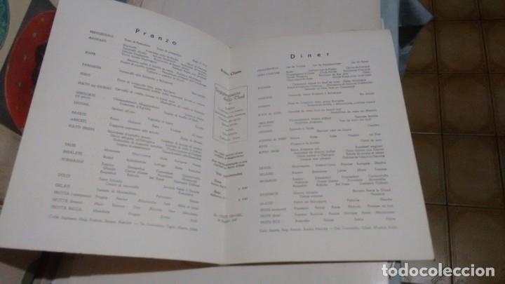 Carteles: MENU - ITALIA - A&Ntilde;O 1957 - - Foto 2