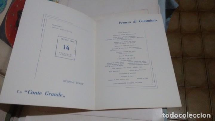 Carteles: MENU - ITALIA - A&Ntilde;O 1957 - - Foto 2