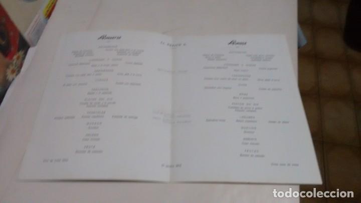 Carteles: MENU - ITALIA - A&Ntilde;O 1973 - - Foto 2