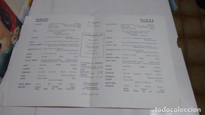Carteles: MENU - ITALIA - A&Ntilde;O 1973 - - Foto 2
