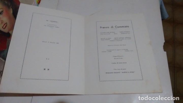 Carteles: MENU - ITALIA - A&Ntilde;O 1960 - - Foto 2