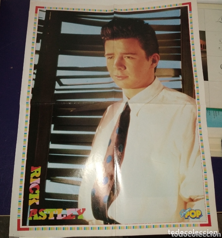 Carteles: Poster Rick Astley. Super pop - Foto 1