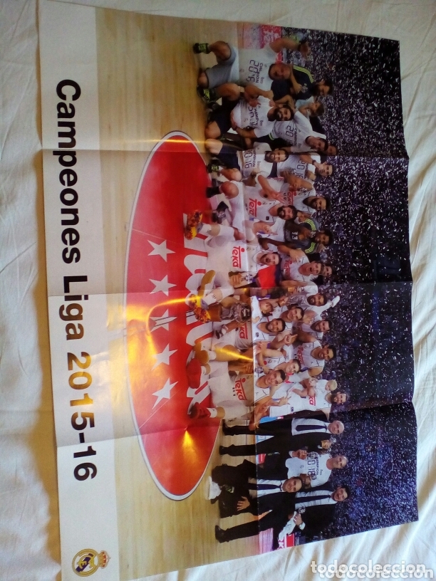 Carteles: Poster REAL MADRID Baloncesto 2015-16 - Foto 2