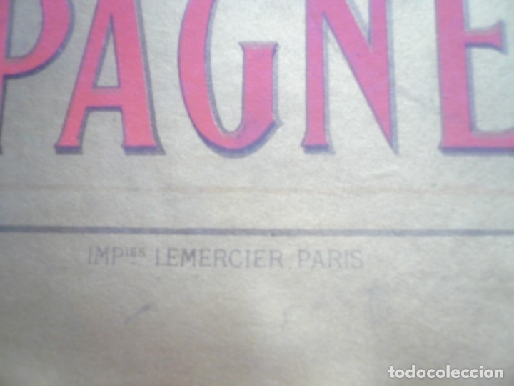 Carteles: Champagne Binet-Lemercier, Paris. - Foto 2