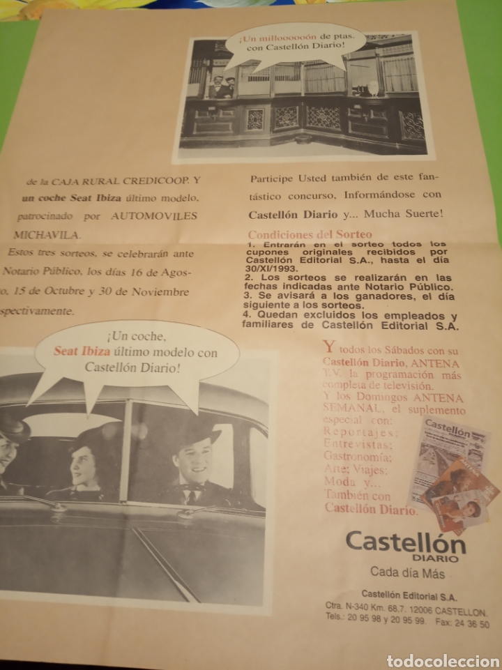 Carteles: Sorteo Castell&oacute;n Diario - Foto 1