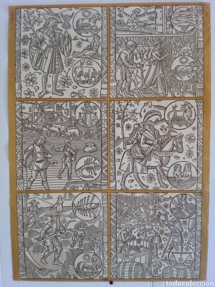 Carteles: Antiguo cartel del zodiaco - Foto 1