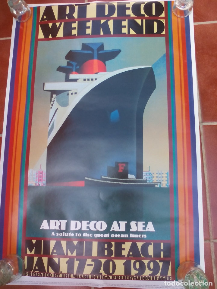 Mark Stearney Art Deco Weekend Commemorative M Buy Other Old Posters At Todocoleccion