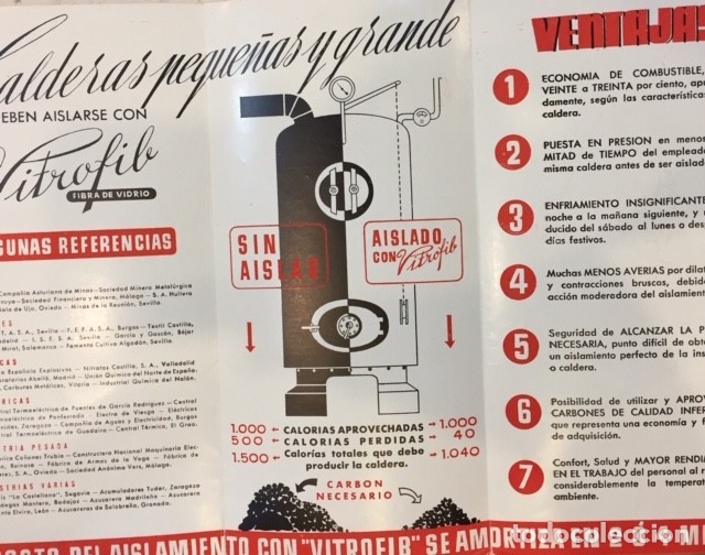 Carteles: PROPAGANDA CALDERAS VITROFIB - Foto 1