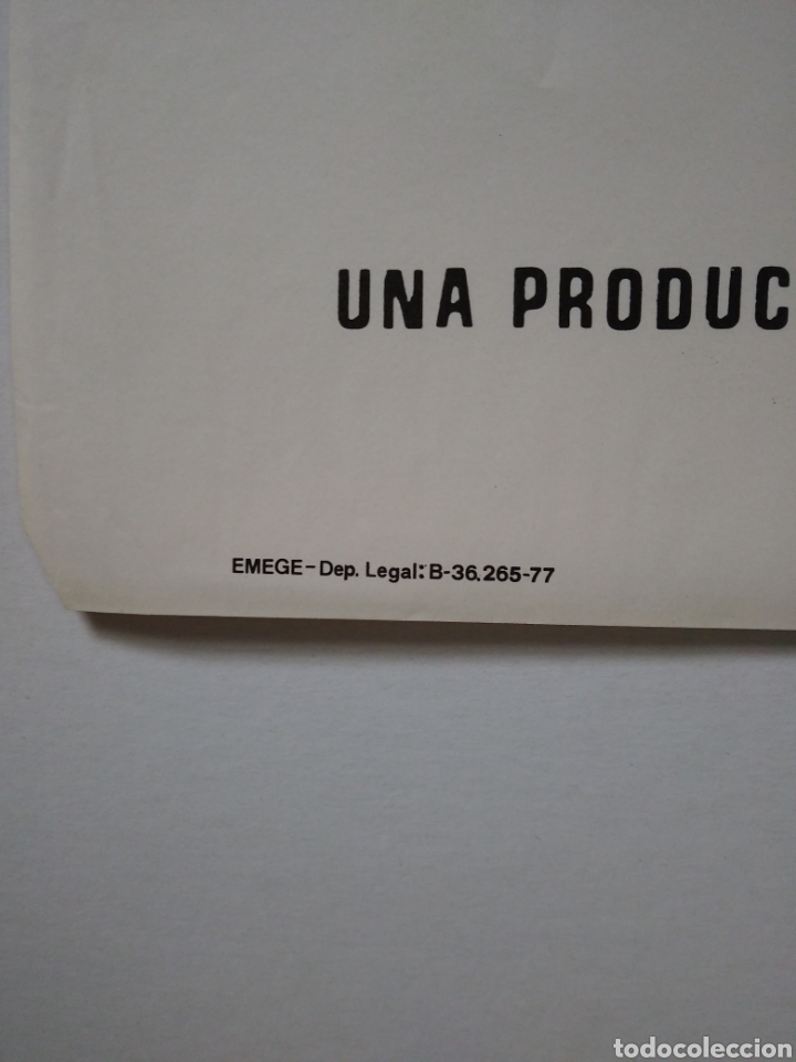 Carteles: CUENTOS DE PASOLINI. CARTEL CINE ORIGINAL. 1977 - Foto 2