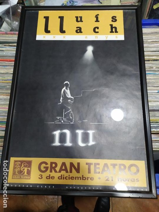 Carteles: Cartel  de luis llach 30 a&ntilde;os - Foto 1