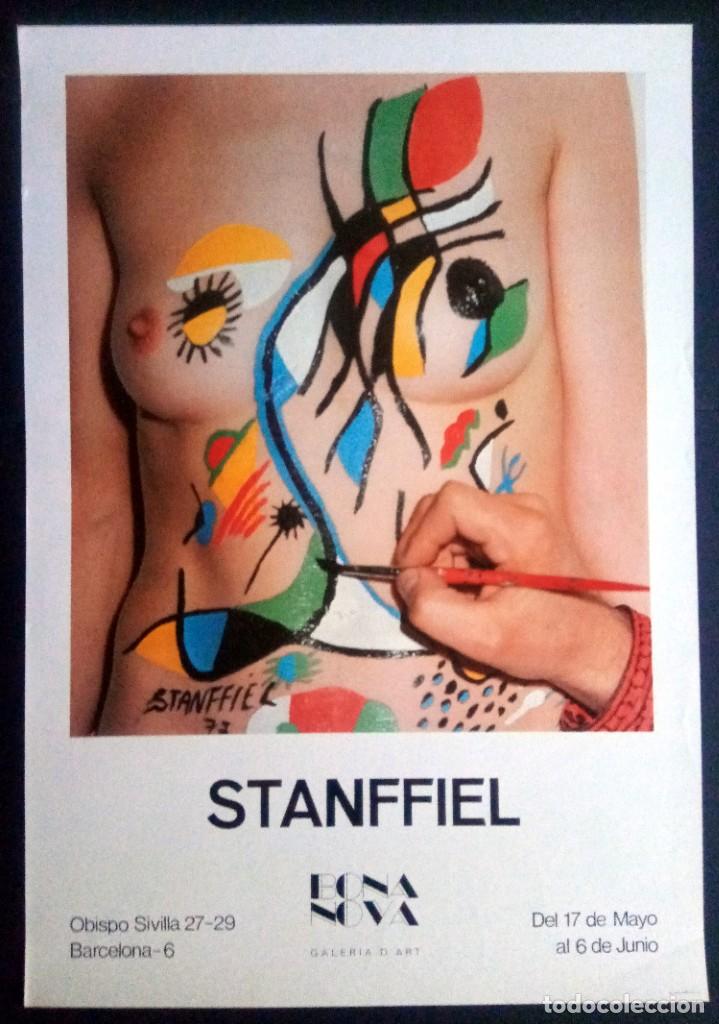 Carteles: POSTER STANFFIELD - GALERIA BONANOVA 1972 - Foto 1
