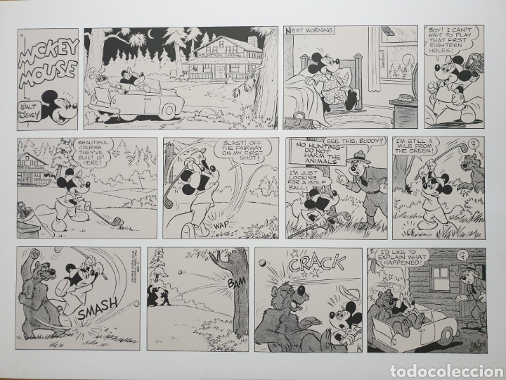 Carteles: W. DISNEYS MICKEY ON THE FAIRWAY - Foto 1