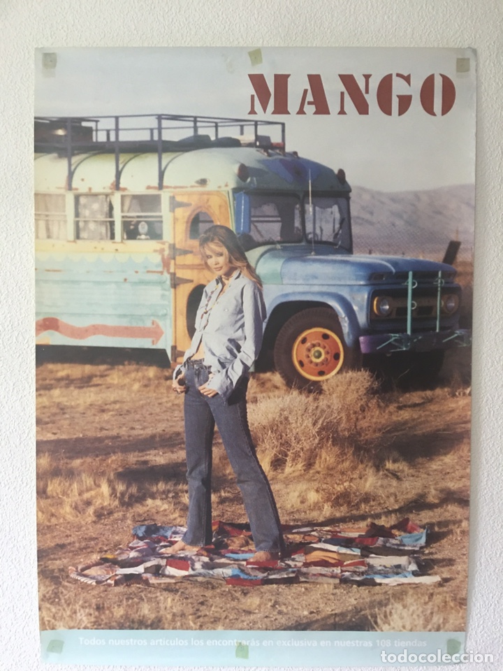 Carteles: P&oacute;ster MANGO CLAUDIA original 80&rsquo;s - Foto 2