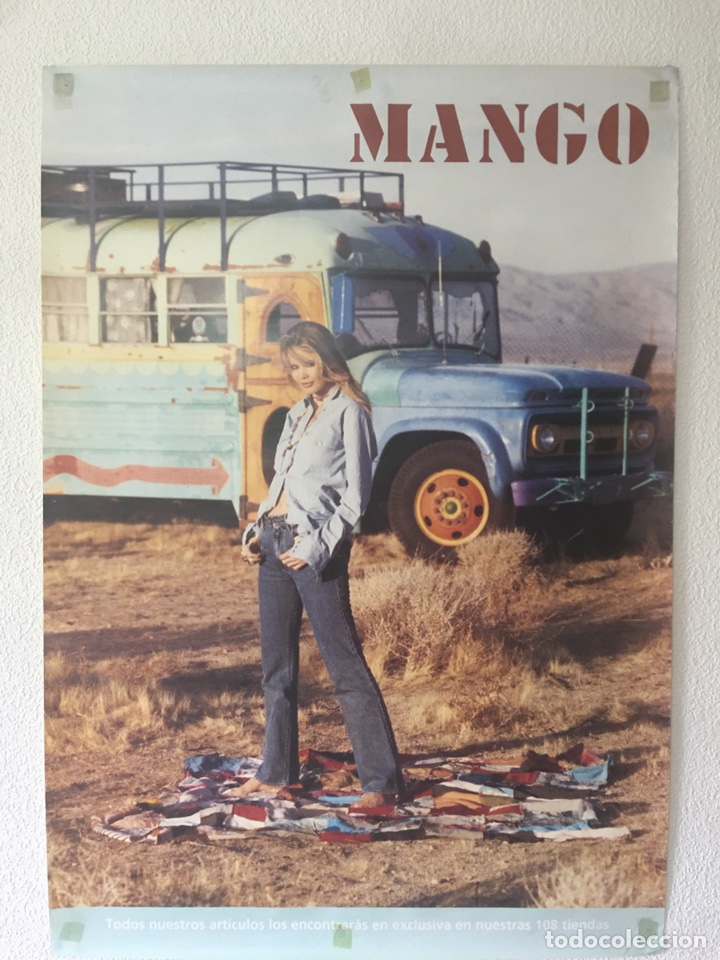 Carteles: P&oacute;ster MANGO CLAUDIA original 80&rsquo;s - Foto 1