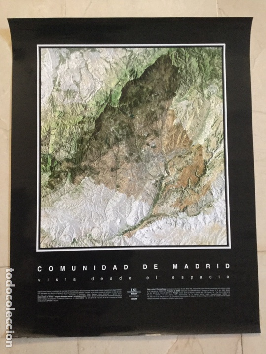 Carteles: COMUNIDAD DE MADRID DESDE EL ESPACIO - Foto 1