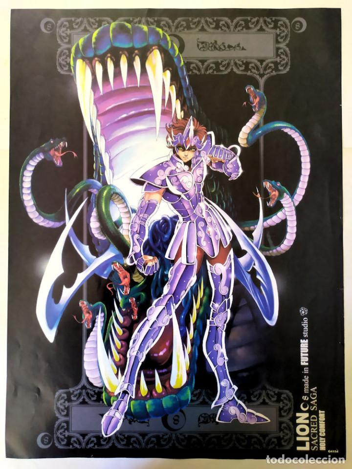 Posters: P&oacute;ster Los Caballeros del Zod&iacute;aco Saint Seiya - LION (LEON), SACRED SAGA, 57 X 42 cm. &Uacute;NICO EN TC