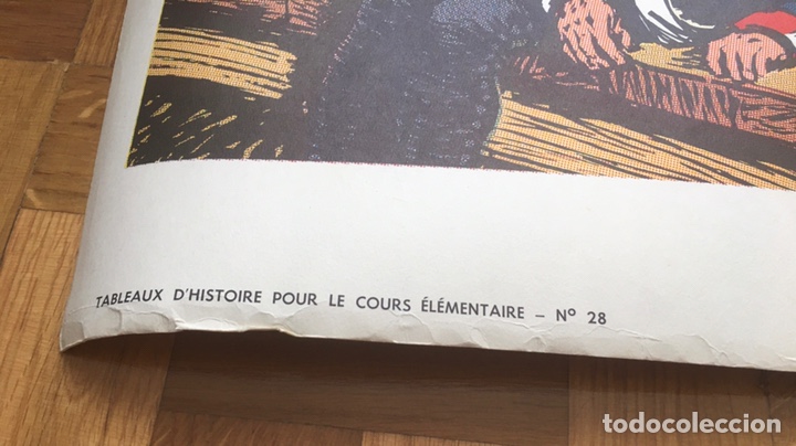 Carteles: Antiguo cartel doble cara escolar - Foto 9