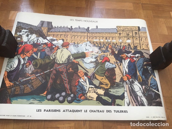 Carteles: Antiguo cartel doble cara escolar - Foto 6