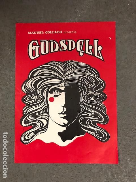 Carteles: CARTEL - POSTER - GODSPELL (ESPECTACULO MUSICAL) - Foto 1